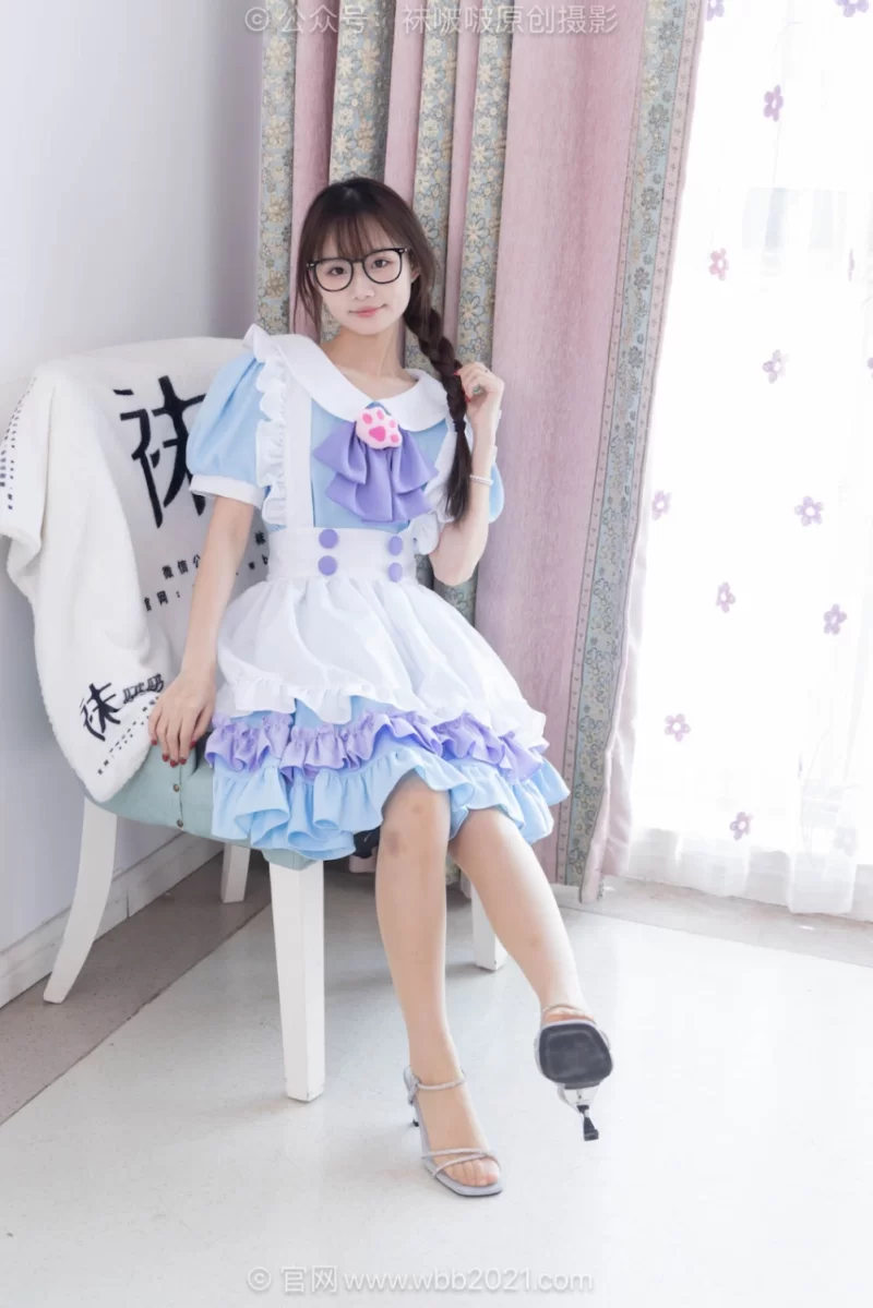 [转载搬运] 袜啵啵 619期：甜甜圈-高跟凉鞋、薄肉丝 [1V，145P+5G][百度盘]-福利岛