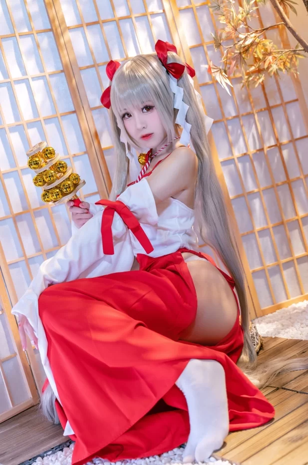 [转载搬运] miko酱 - 可畏巫女 [23P+278M][百度盘]-福利岛