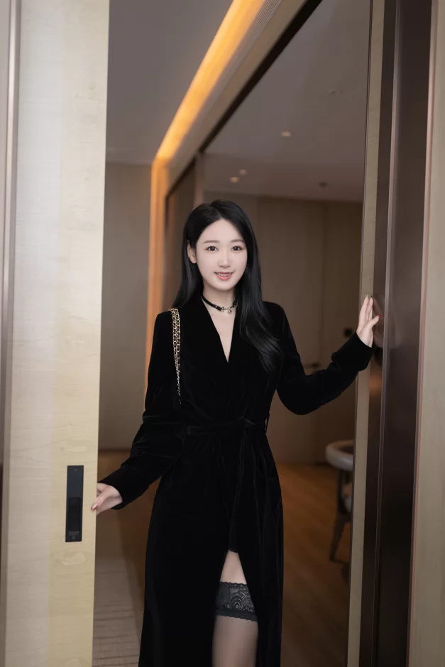 [自行打包] 唐安琪 NO.030 内购无水印 8326 黑色薄纱服 [90p+993M][百度盘]-福利岛