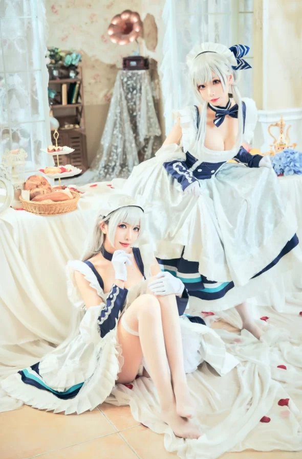 [转载搬运] 源纱希喵喵喵_双人 贝尔法斯特 [28P] [28P+300m][百度盘]-福利岛