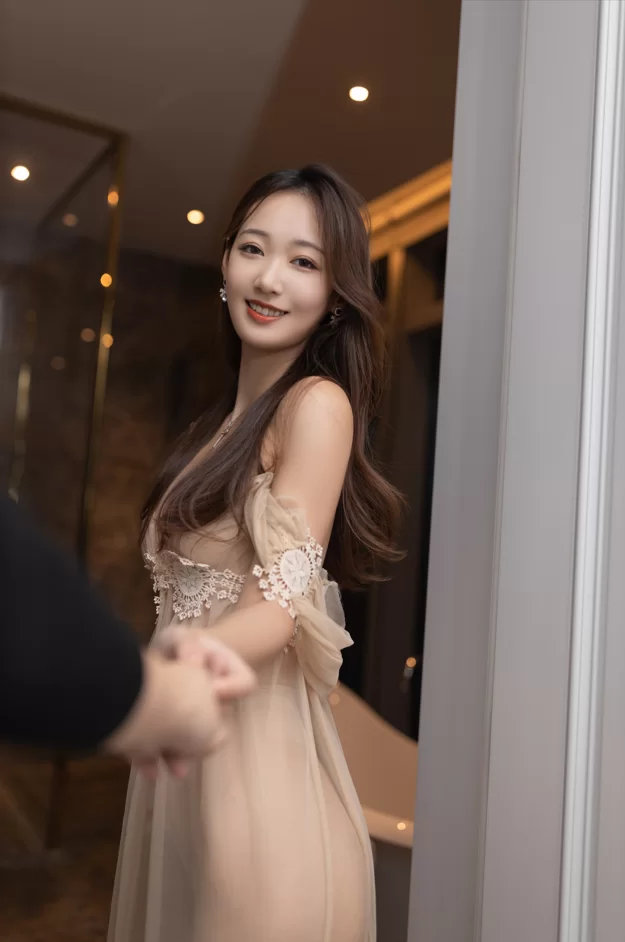 [自行打包] 唐安琪 NO.013 内购无水印 NO.4601 黄色薄纱轻透连衣长裙 [82P+884M][百度盘]-福利岛