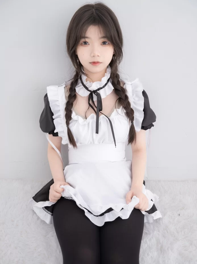 [转载搬运] [紧急企划] 内部定制 奶昔 黑丝女仆 [49P+388M][百度盘]-福利岛