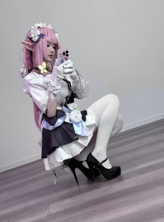 [转载搬运] 幼愛Youmeko - 崩坏三 爱莉希雅女仆装 [20P+68M][百度盘]-福利岛