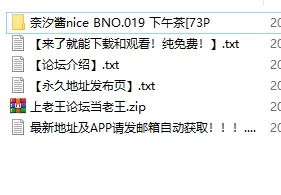 [自行打包] 奈汐酱nice BNO.019 下午茶 [73P+170M][百度盘]-福利岛