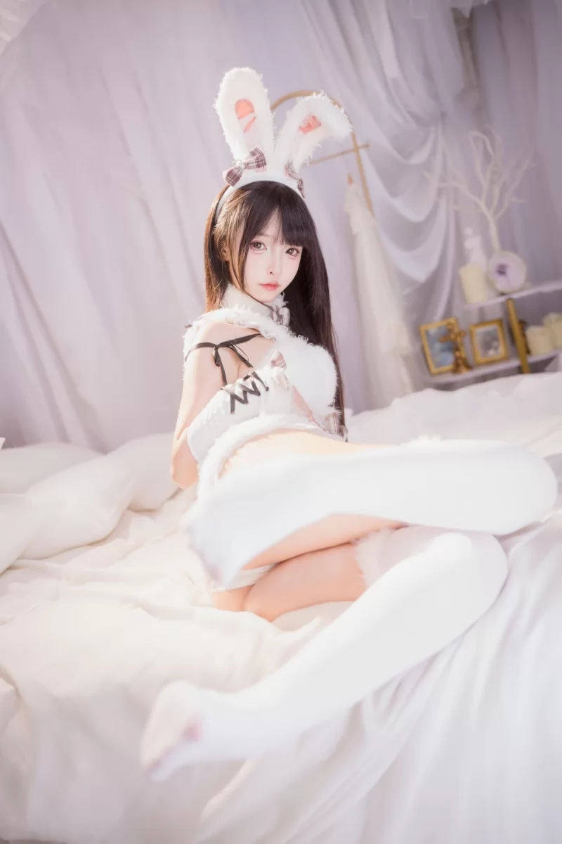 [转载搬运] 神楽坂真冬 毛绒白兔 [75p2v+300M][百度盘]-福利岛