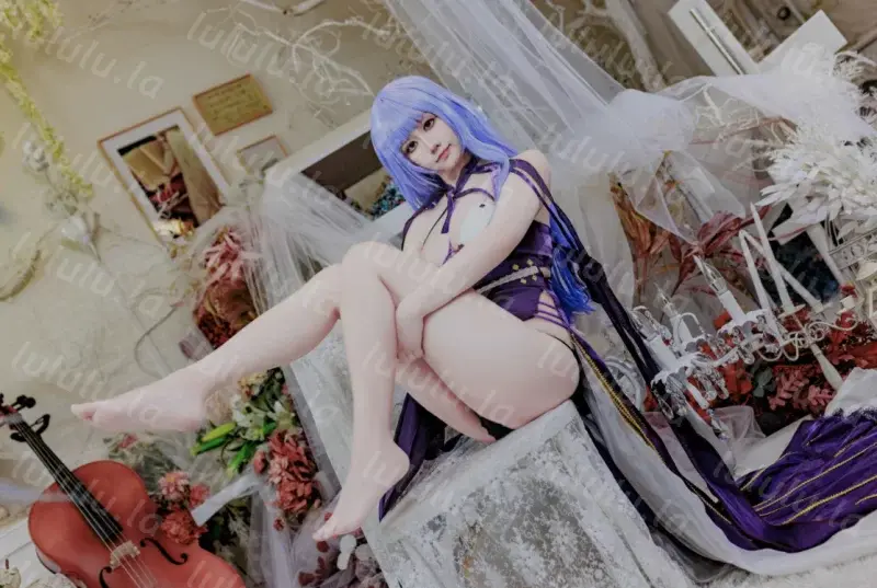 [转载搬运] [COSPLAY] 阿雪雪 - 黛朵礼服 [78P+1G][百度盘]-福利岛