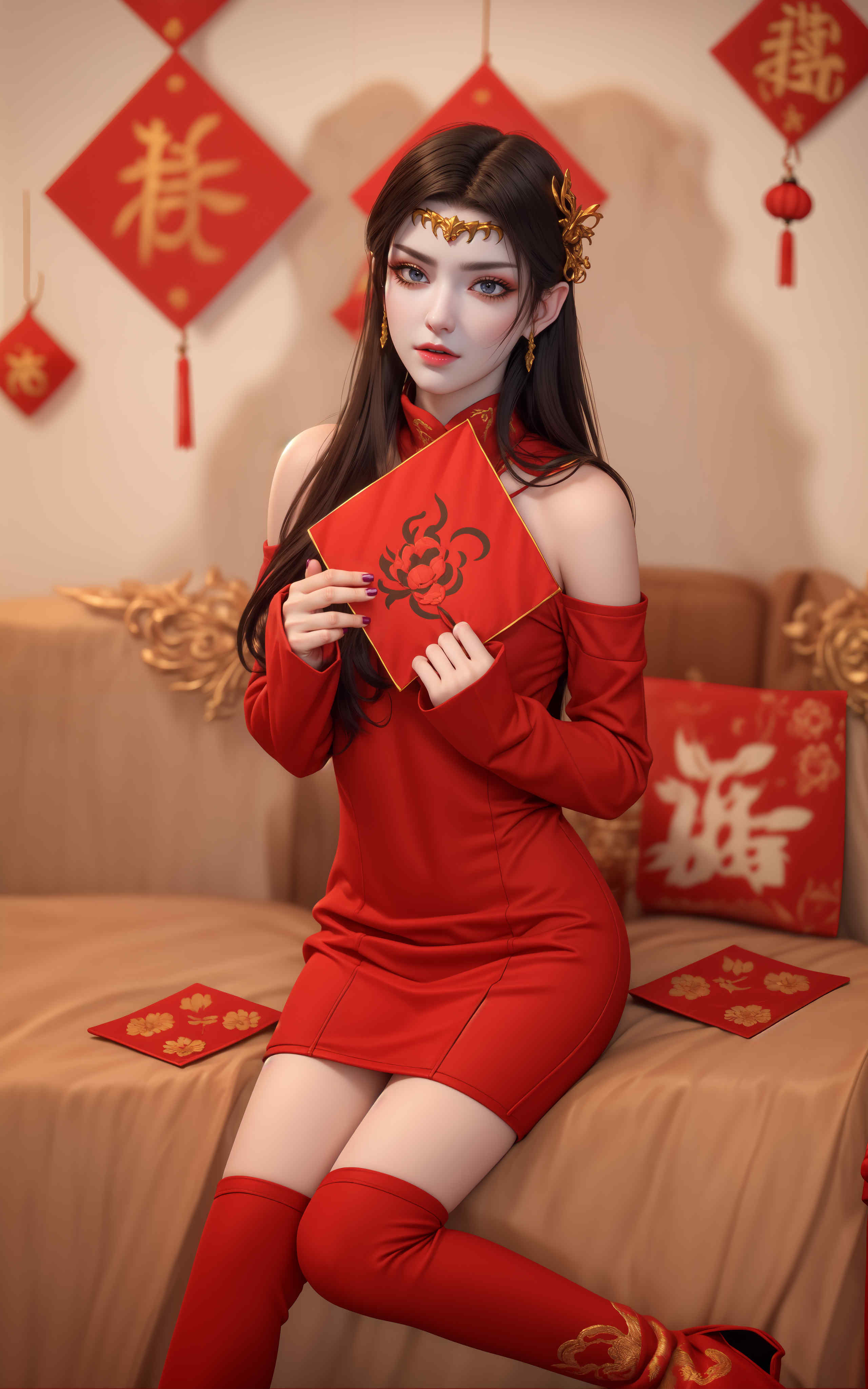 [AI国漫]（搬运至250209）斗破苍穹-美杜莎新年福利【30P】【330MB百度云】-福利岛