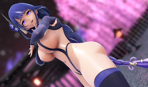 [MMD]deepkiss：heartattack 雷電脱衣[900M]-福利岛