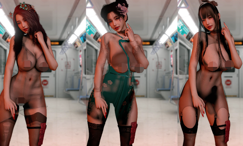 宇宙联邦养姬场大领主：三姬露出 地铁KK号专属剧情[2.5G]-恋夜福利