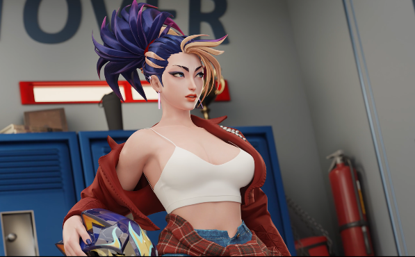 AANiX：阿卡丽 Akali-cademy – bonus views and DVP[1.7G]-恋夜福利