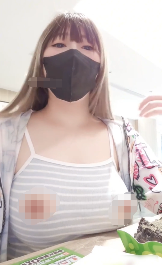 ❤️小小Q|羞耻露出 上衣剪出两个洞露乳头,街上强制露出 【1V1.1G】