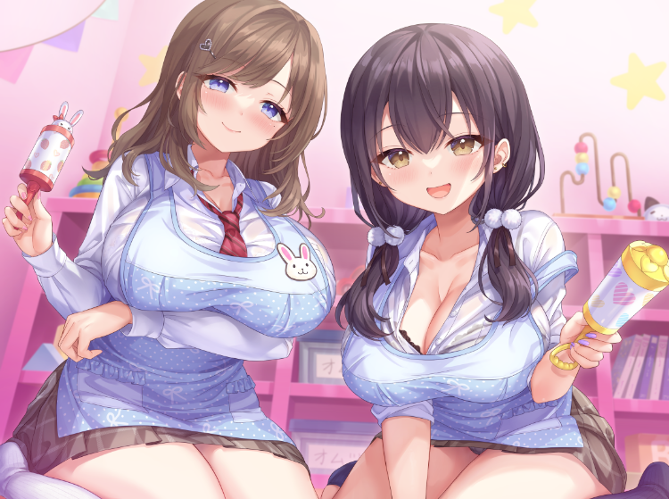 【ASMR】[简体中文版]哺乳指南 -JKx2宠爱疲惫的你，轮流与你进行极致的甜蜜爱爱-