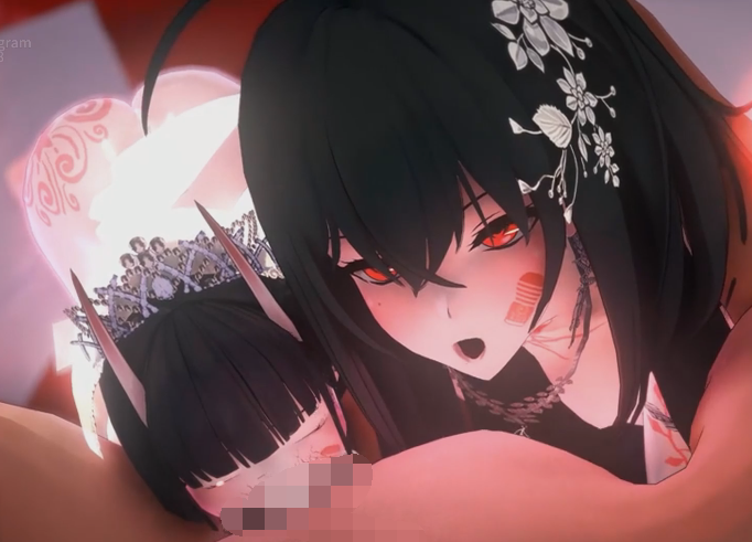 [MMD]能代与大凤的3p侍奉(下) [530M]-福利岛