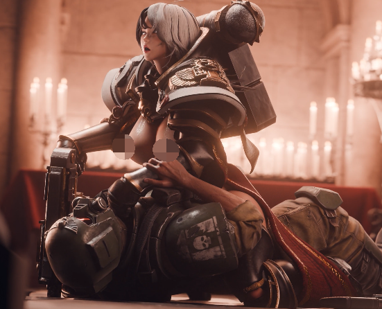 [3D]Magikal3D 2509：Sister Of Battle 战斗修女正在净化异端[540M]-福利岛