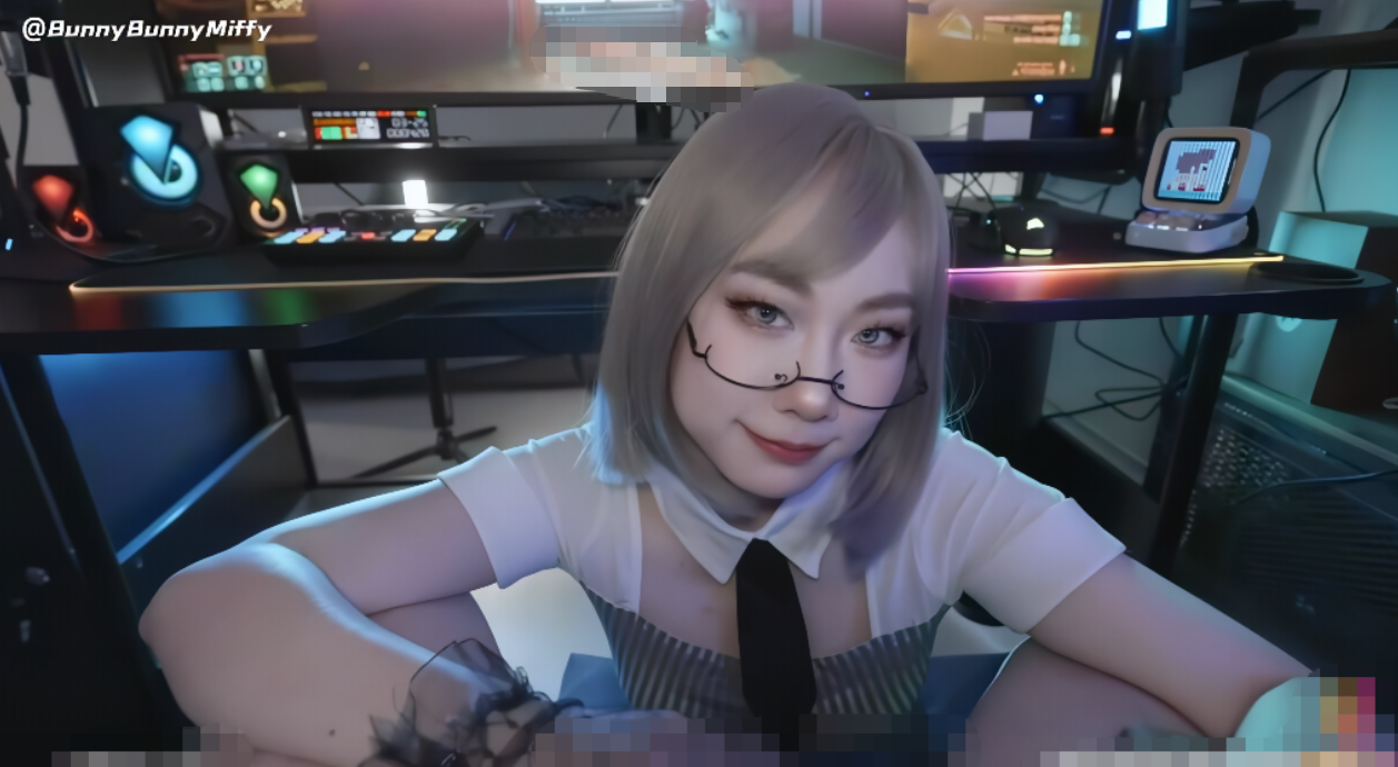 米菲兔~网吧的电竞陪玩少女。玩游戏的同时还有人陪玩黑肉棒 【1V5.16G】-福利岛