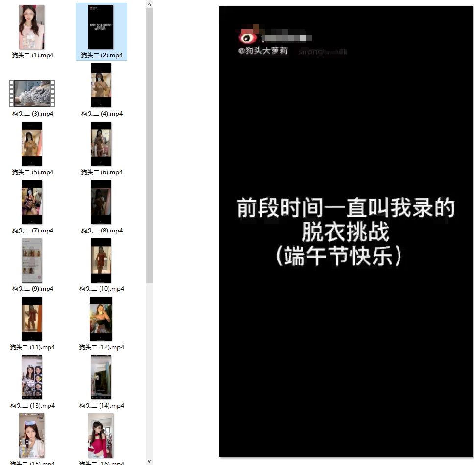 (补)狗头萝莉私拍含绝版约P事件二20V3400mb