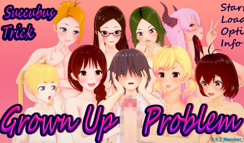 [日式SLG/汉化] 魅魔伎俩：成长问题 Succubus Trick: Grown Up Problem v0.9.2 [PC+安卓/3.8G]-福利岛