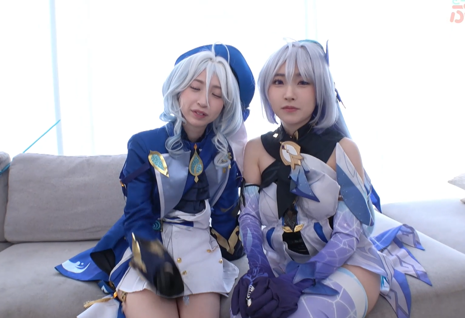 芙宁娜X丝柯克Cosplay 3P淫趴白短袜榨精 【1V1.9G]】-福利岛