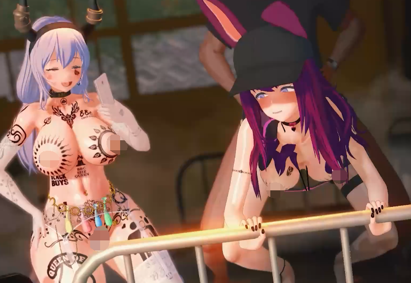 [MMD] 法國原神糕手 3月15 明日方舟NTR 莱伊的媚黑兼职 1+2 [570M]-福利岛