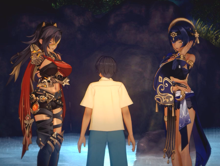 [MMD]xiaochun：迪希雅坎蒂絲催眠溫泉[450M]-福利岛