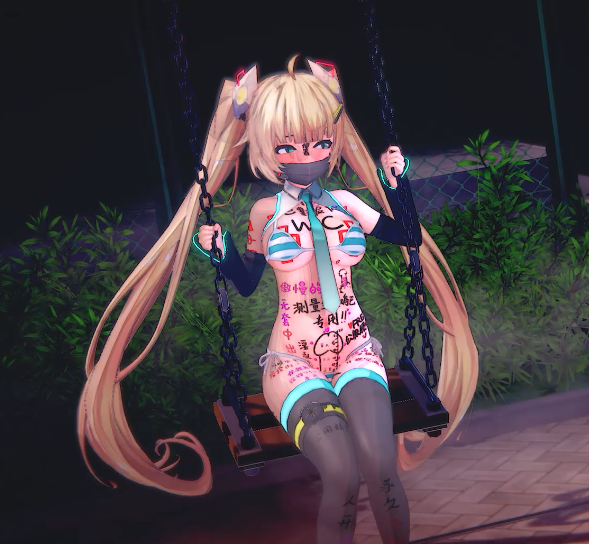 [MMD]qqmsnfx1 援交催眠小肉包C酱[350M]-福利岛