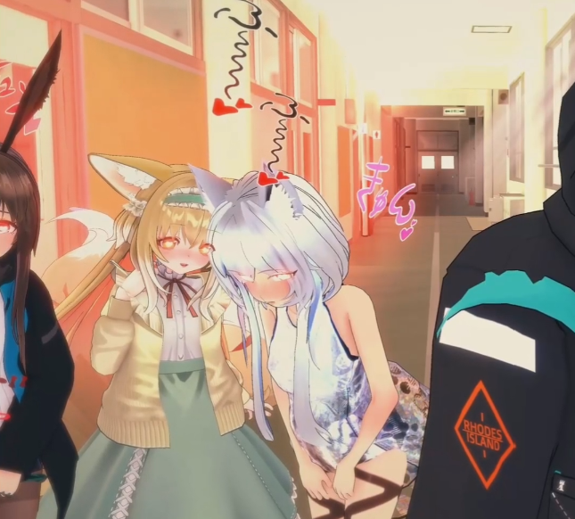 [MMD] 明日方舟NTR 淫萝派对[1G]-福利岛