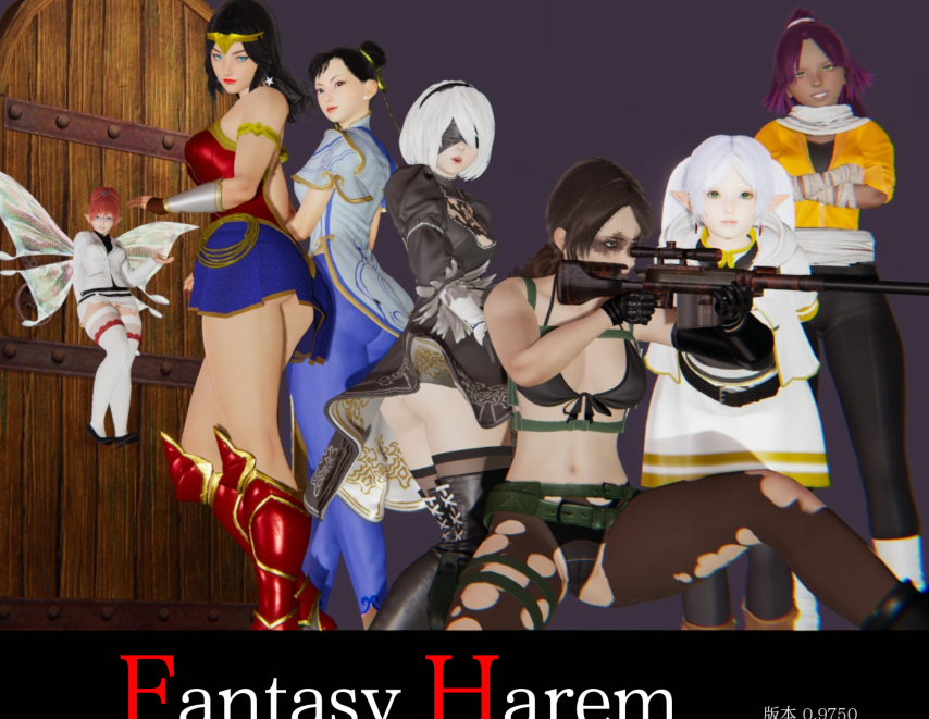 [亚洲风SLG/汉化] 幻想后宫 Fantasy Harem V0.9750 [PC+安卓/850M]-福利岛