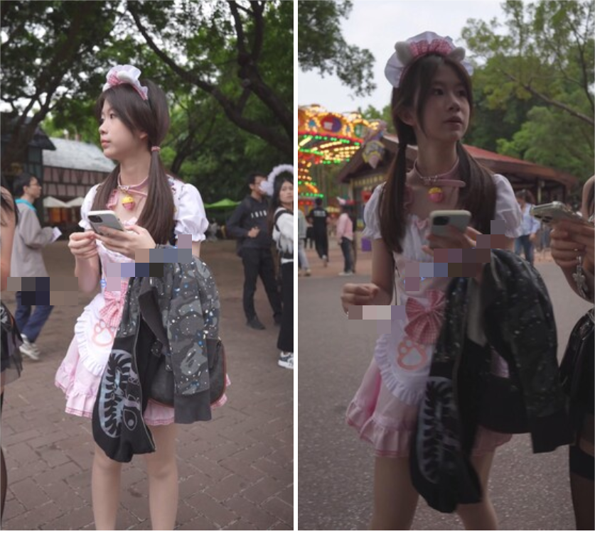 (BC-AA-340)双马尾粉色女仆装小姐姐..肉色丝袜白内裙子超短[498M]-福利岛