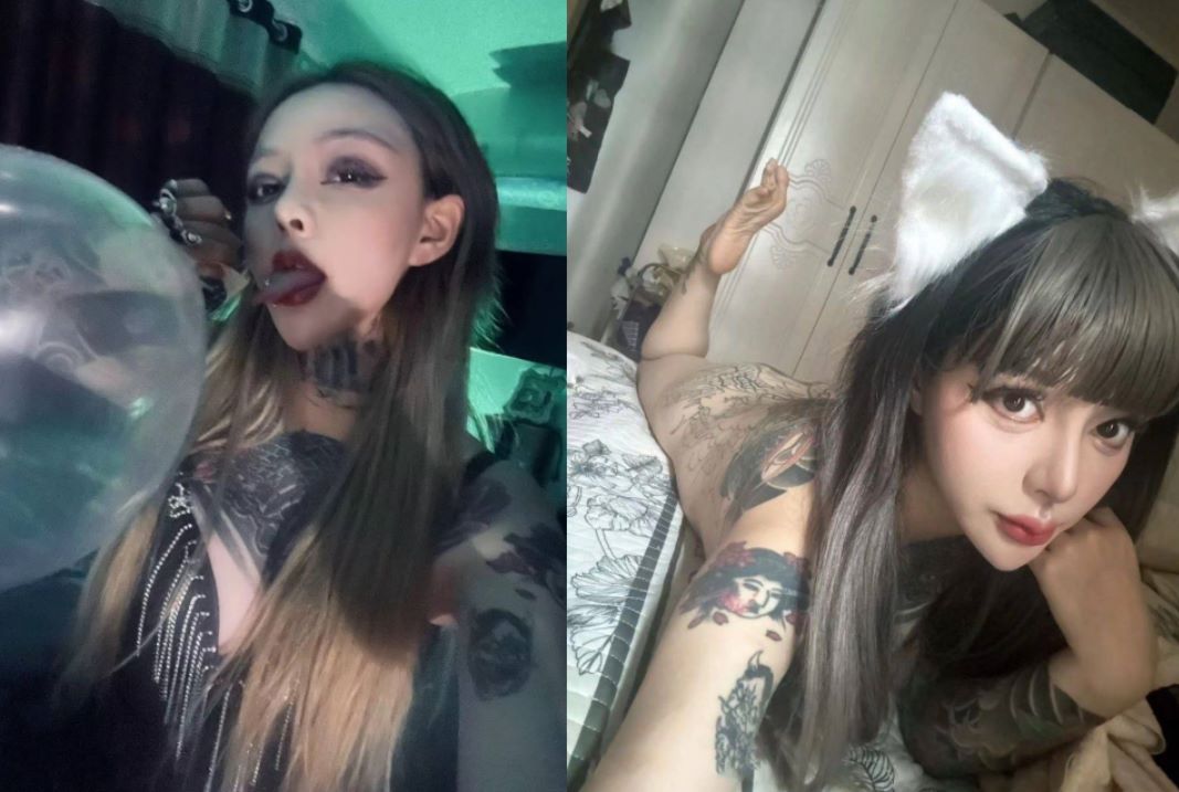 【云盘高质露脸泄密】,抖音小网红,纹身科技脸精神小妹,毒龙足交口交啪啪,不健康自拍视图流出 646M-福利岛