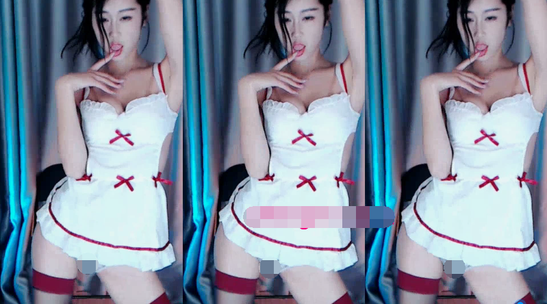 NO.316 虎牙 奇领喵帝透视丁字裤  3V-824M