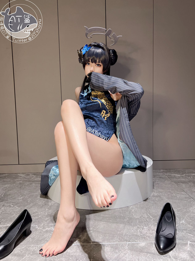 AT鲨：足球宝贝+元神温迪+ 蔚蓝档案 妃咲旗袍 3部 220m