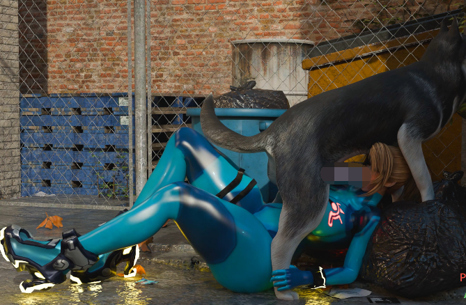 P4s 2510-11：萨姆斯+凯丝 性感御姐熟睡中被狗狗侵犯中出[840M]