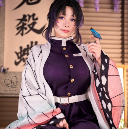 雨波HaneAmeCOS鬼灭之刃蝴蝶 巨乳蜜桃臀1v300mb