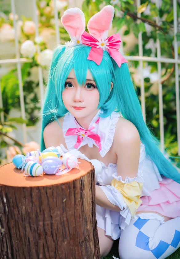 焖焖碳 – VOCALOID 初音未来 复活节兔子 【22P 159MB】-福利岛