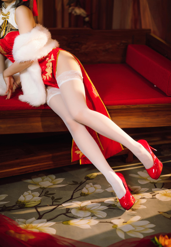 焖焖碳 NO.049 碧蓝航线 柴郡旗袍 【29P510M】-福利岛