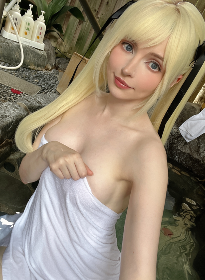 【碍事梨体模】Peachmilky - 玛丽罗斯 温泉 【32P 218MB】