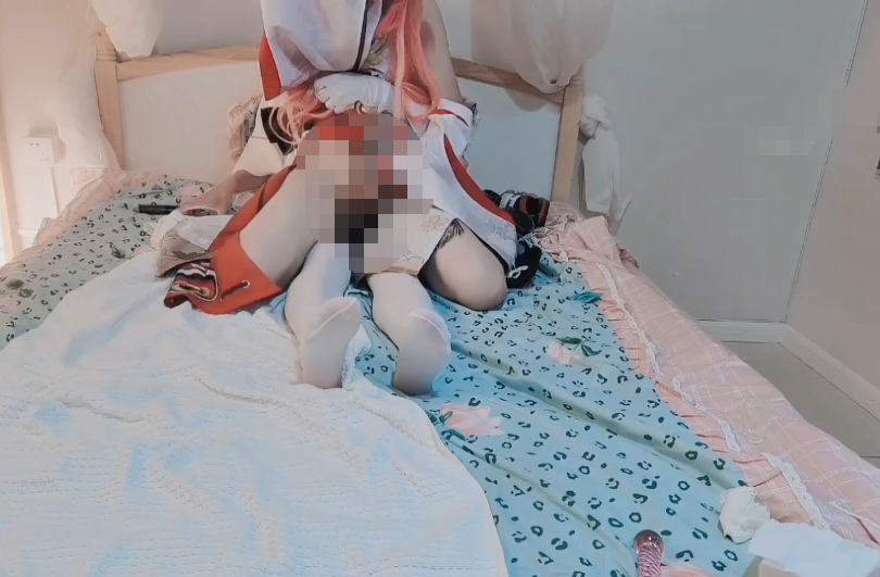 里百合极品COSER伪娘『佩奇软乎乎』八重神子 两个伪娘贴贴 【1V 961MB】-福利岛