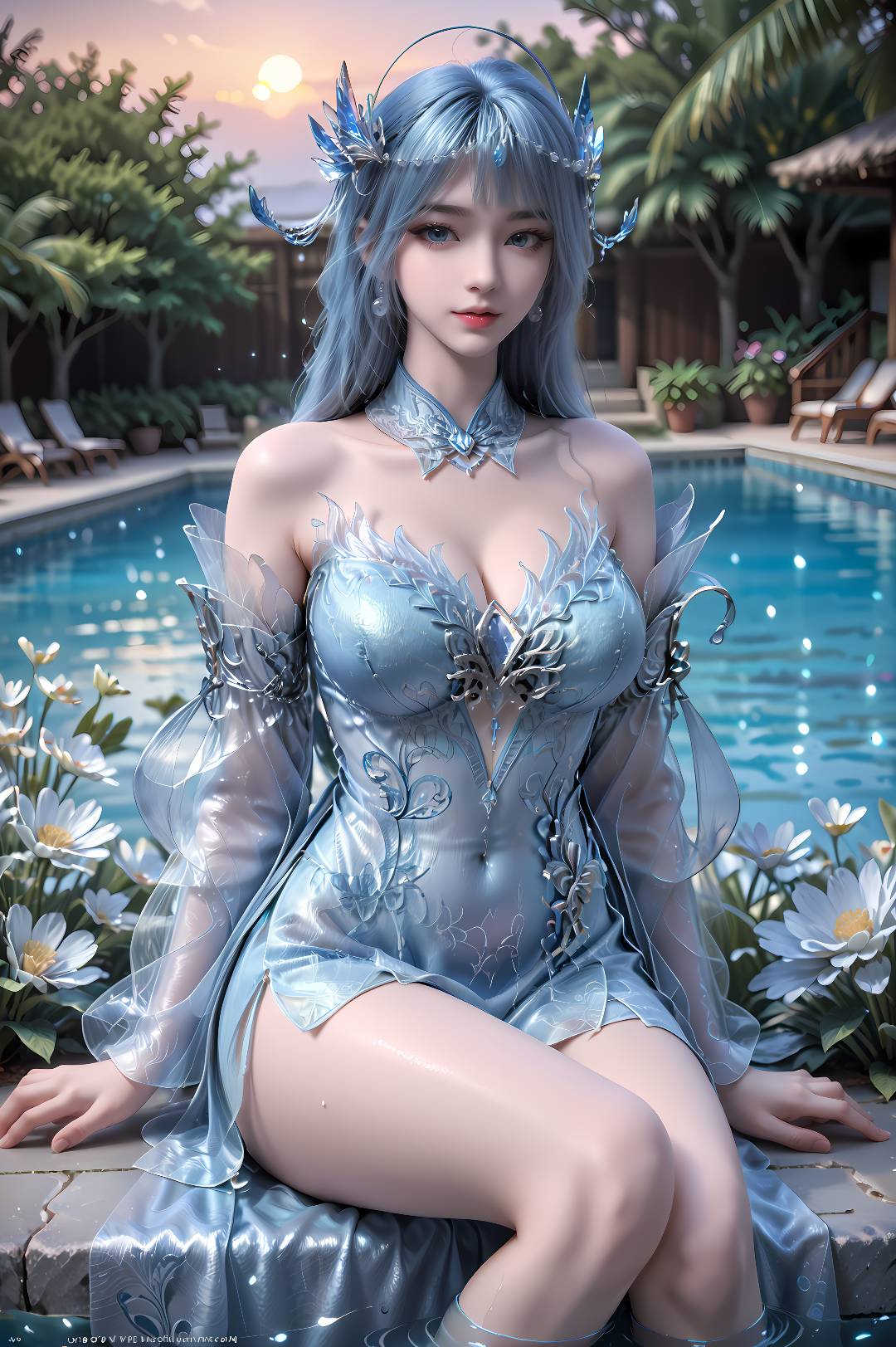 蓝仙 90P 716M-福利岛