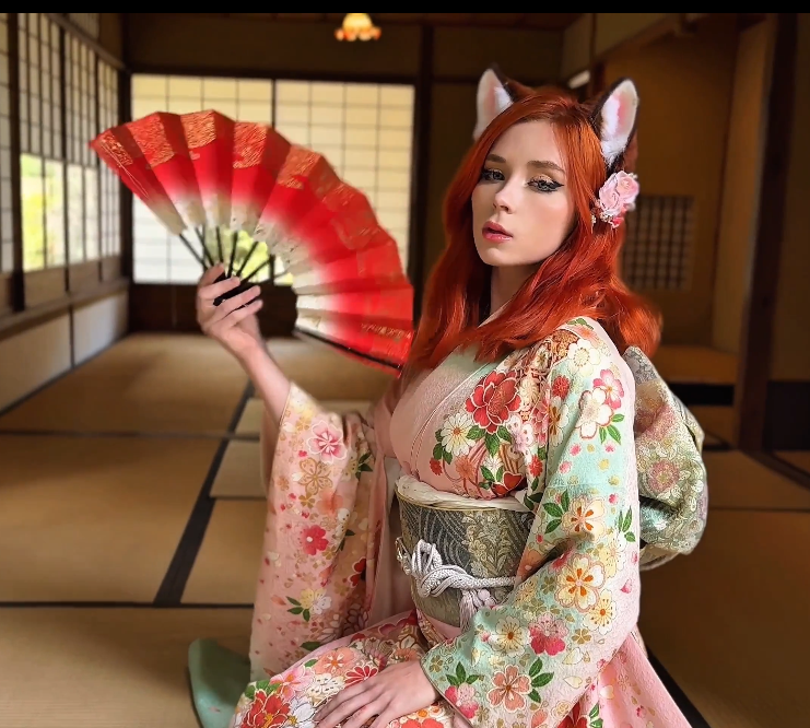 极品cos洋马-SweetieFox-新 和服小狐狸(1V,3.36G)-福利岛