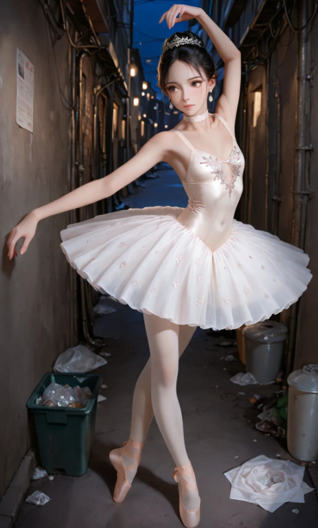 如果一位芭蕾舞者走进后巷[459P/340M]-福利岛