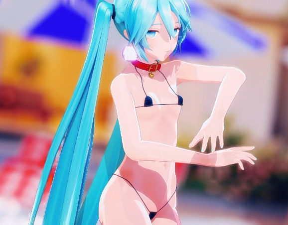 [FioraMMD] 8月8 エロ競泳水着のミクさんでGimme×Gimme by Ero swi[2.9G]-福利岛