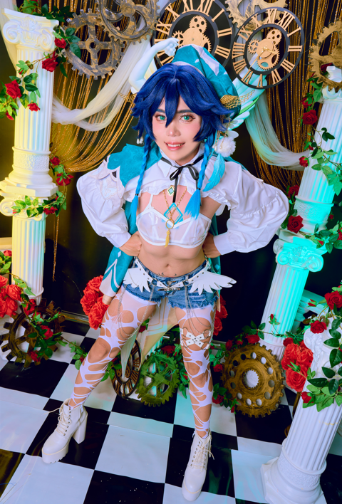 【小男娘】Velvet-chann – 温迪 【116P 1.31GB】-福利岛