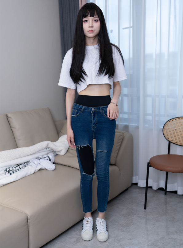 甜予摄影 - 珞珞 - 高跟鞋人字拖 白棉袜美腿 【129P1V2.4G】