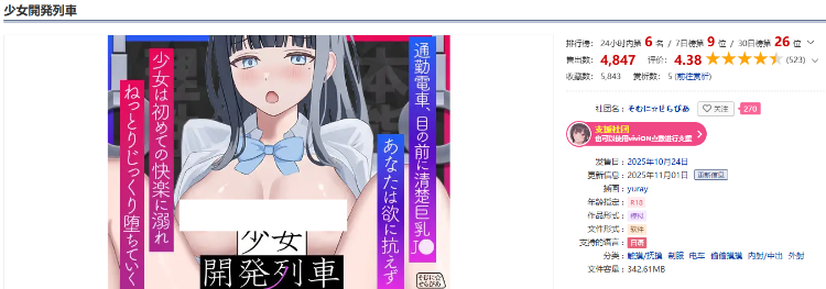 【互动SLG】少女開発列車 Ver1.03 DL版[生肉]