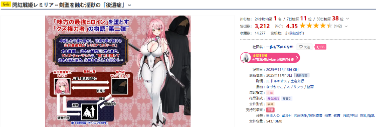 【日式RPG】閃紅戦姫レミリア～剣聖を蝕む淫獄の「後遺症」～ AI汉化版[新作]