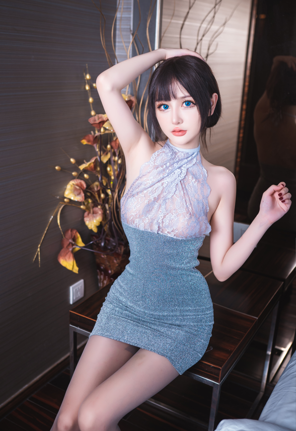 您的蛋蛋 NO.055 包臀灰丝 【43P542M】