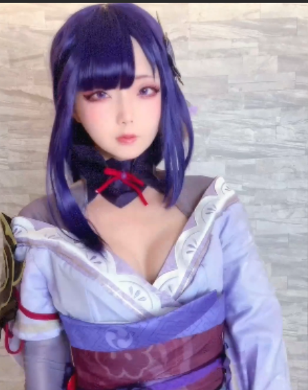 极品cos嫩妹-CHUCHU（Nagomitei）-高价付费新 雷电将军（1V,1.87G）-福利岛