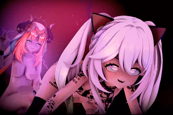 [MMD]鱼尾pof 11月18原神小矮子 发情催淫 纳西妲和可莉[490M]