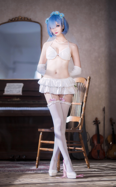 封疆疆v – 蕾姆花嫁[26P 118M]-福利岛