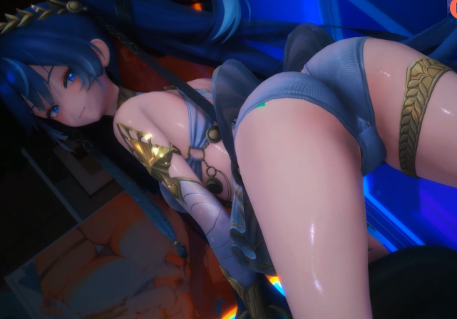 [MMD]Sakura Night 鸣潮-尤诺[560M]-福利岛